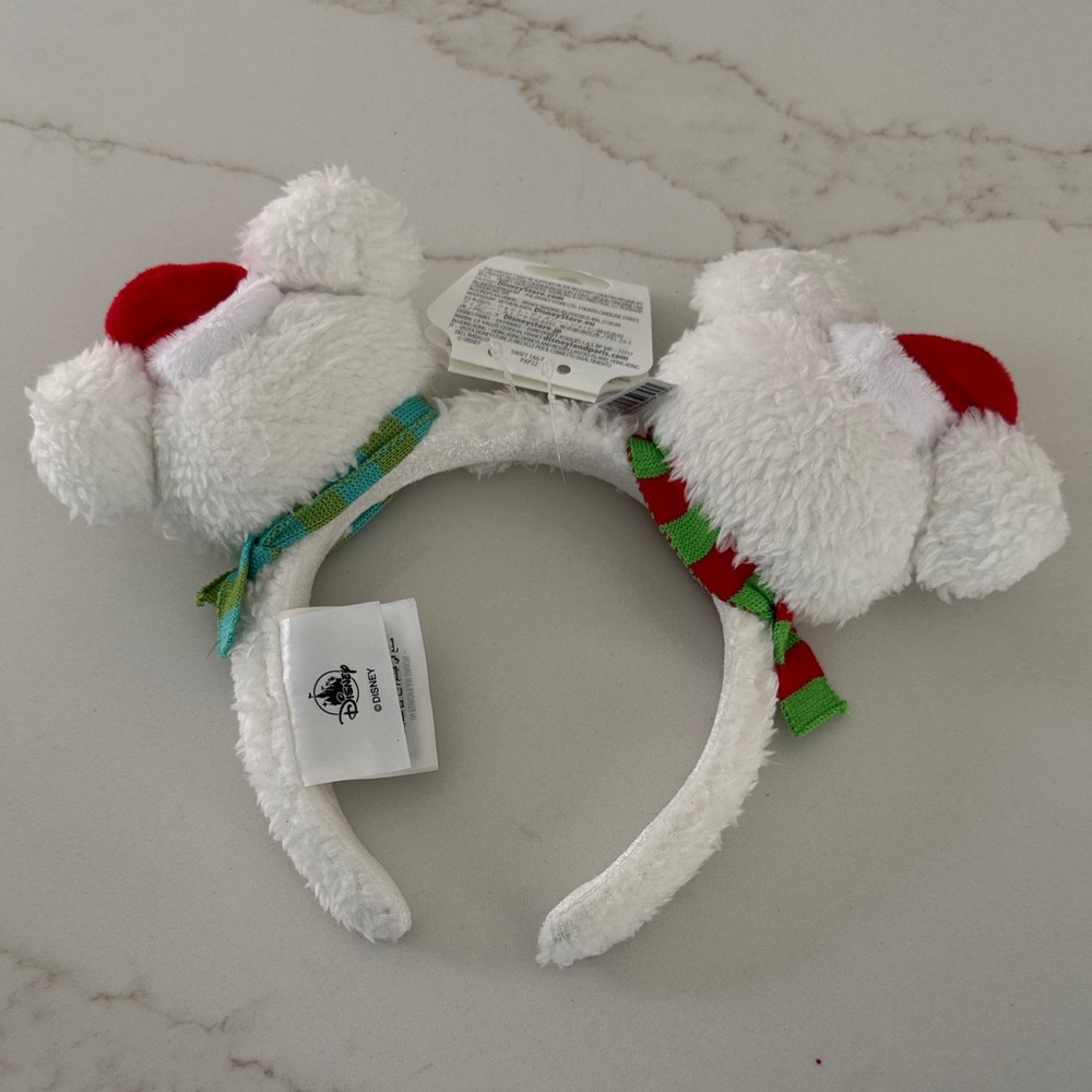 Disney Mickey Mouse Snowman Holiday Ear Headband - Picture 3 of 5